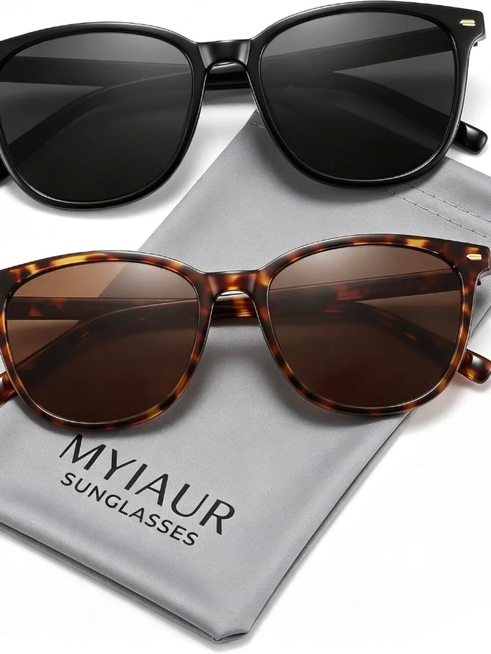Chic UV400 Polarized Sunglasses Women | Anti-Glare & Full Frame Coverage